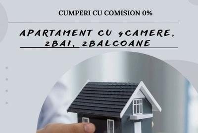 EFORIE NORD- apartament cu 4 camere la etajul 1, cu 2 gr sanitare, 2 balcoane