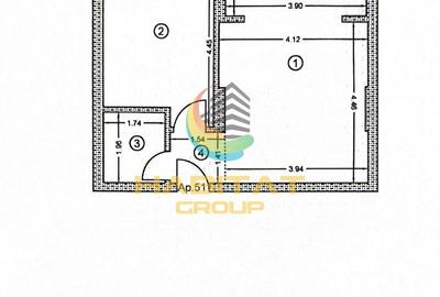 Apartament cu 2 camere decomandat, mobilat în Central - 3