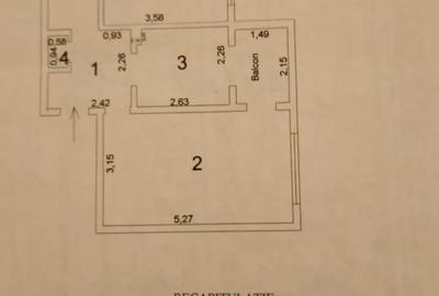 Apartament cu 3 camere decomandat în Central - 1