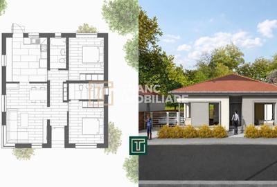 Casă individuală cu 3 camere cu Teren 250 Mp în Gai