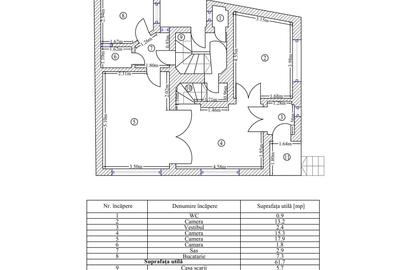 Unirii,D+P+E+M,Parc Carol,postbelic,renovata,semineu,plansee beton,curte-parcare - 19