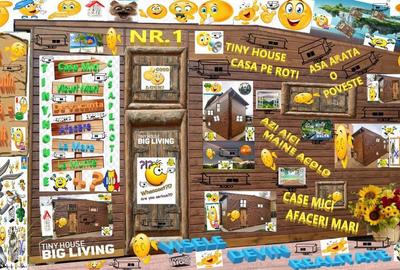 Tiny House Mini Casa Mobila Pe Roti Rulota Hambar Din Lemn Birou Afacere Din Poveste - 4