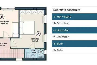 Vila 4 Camere P+1De Vanzare | Individuala  Complex Rezidential | Curte - 17