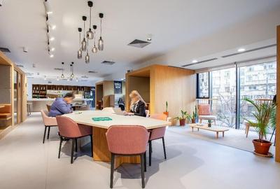 Spa?iu de birou frumos proiectat pentru 5 persoane in Spaces Unirii