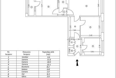 Apartament cu 3 camere semidecomandat în Theodor Pallady - 1