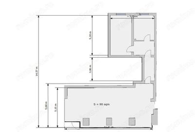 Spațiu comercial, de 90 mp, în Moșilor - 2