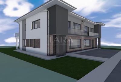 Duplex cu 4 camere cu Canalizare în Borhanci