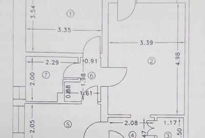 Apartament cu 2 camere circular, mobilat în Tomis III - 2