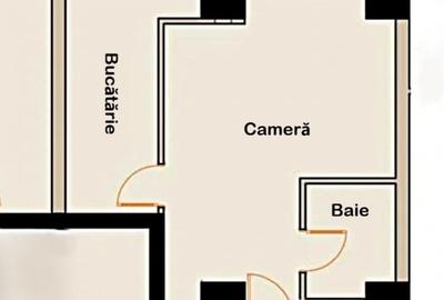 Apartament parter 1 camera Visoianu, loc de parcare inclus – pretabil activitate - 5