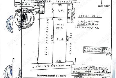 Teren de 1104 mp, în Nord
