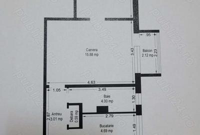 Proprietar vand apartament 2 camere zona . Girocului Judetean Proprietar vand apartament 2 camere zona . Girocului Judetean - 4