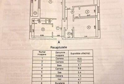 Apartament cu 3 camere decomandat în Podu Roș - 1