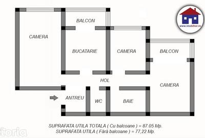 Apartament cu 3 camere decomandat în Central - 3