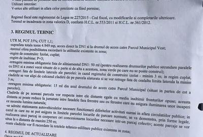 Teren de 4949 mp, în Vest