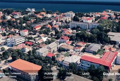 Pensiune Turistica | 2 Vile - 27 Camere Total - Teren 673 MP | Eforie Sud - CTA - 1