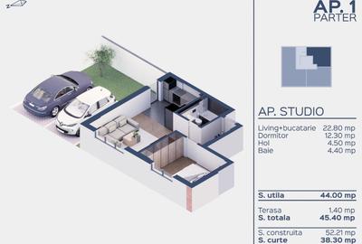Apartament cu 2 camere decomandat în Prelungirea Ghencea - 3