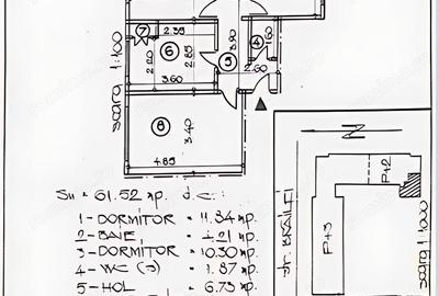 Apartament cu 3 camere decomandat în Ianca - 3