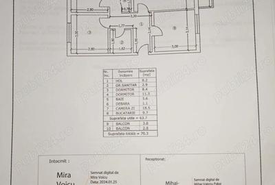Apartament 3 camere decomandat, zona pia?a - 4