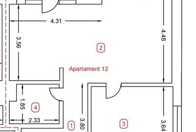 Apartament cu 2 camere semidecomandat în Albert - 9