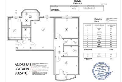 Apartament cu 3 camere semidecomandat, mobilat în Calea Călărașilor - 16