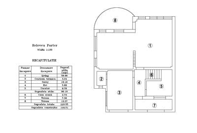 Casa tip Duplex -7 camere- suprafata utila 245 mp- suprafata teren 483 mp Casa tip Duplex -7 camere- suprafata utila 245 mp- suprafata teren 483 mp - 1