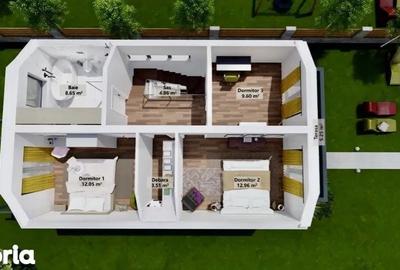 Casă cu 4 camere decomandat cu Teren 500 Mp în Central - 5