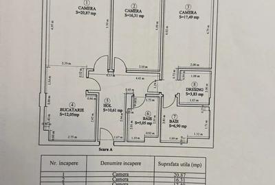 Apartament cu 3 camere decomandat în Tractorul - 10