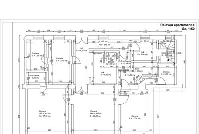 Apartament cu 4 camere semidecomandat în Dorobanților - 1