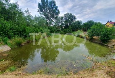 Casa individuala cu balta de pescuit de vanzare in Marginimea Sibiului - 8