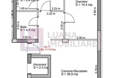Apartament cu 3 camere decomandat, mobilat în Aeroport - 8