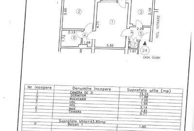 Apartament cu 2 camere semidecomandat în Tomis II - 3