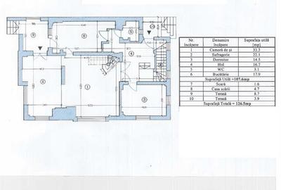 Casă individuală cu 10 camere cu Canalizare în Floreasca - 47