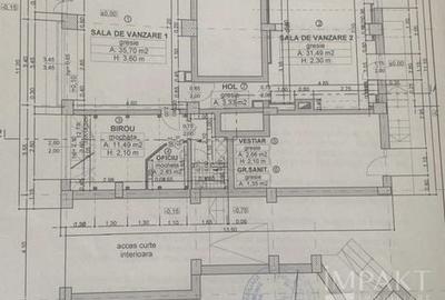 Spatiu comercial vitrat pentru servicii cu acces public in Marasti - 1