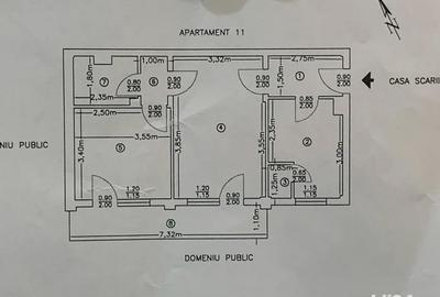 Apartament cu 2 camere semidecomandat în Central - 2