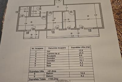 Apartament cu 3 camere decomandat, mobilat în Nord - 35