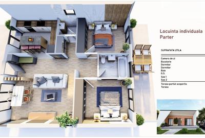 Casa individuala 3 camere finalizata-Berceni - 5