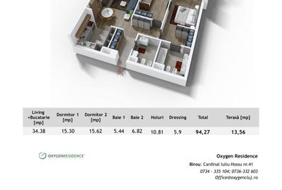 Apartament 94mp