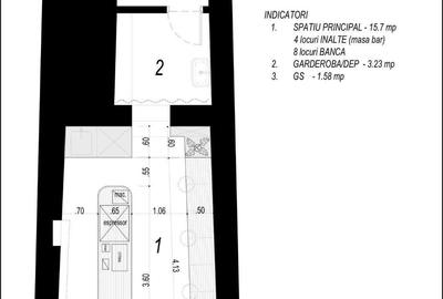 Spațiu comercial, de 21 mp, în Central - 1