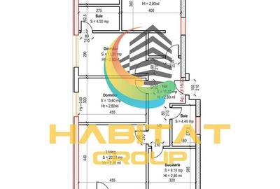 Apartament 4 camere - 8 min de metrou N.Teclu - 7