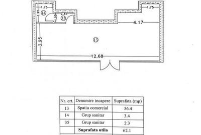 Spațiu comercial, de 62.1 mp, în Sisești - 4