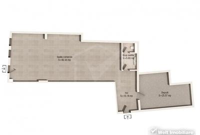 Spatiu comercial deosebit, H=5,2m, zona Parcul Central - 4