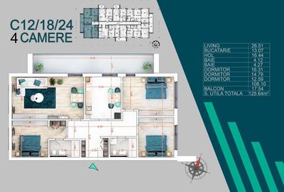 Apartament  4 camere PREMIUM sistem SMART HOME