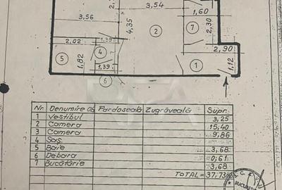 Apartament 2 Camere , Semi-Decomandat , Drumul Gazarului-Arg - 4