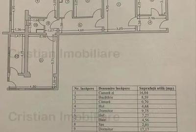 Apartament cu 4 camere în Hipodrom - 19