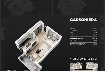 Garsonieră decomandată în Exterior Sud - 7