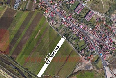 Teren Intravilan, 3343 mp, deschidere la 2strazi, plan drept |SkyView - 7