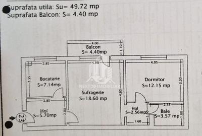 Apartament 2 camere 55mp parter Inel 2 - 3