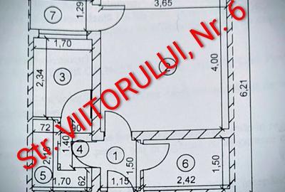 Garsonieră decomandată în Central