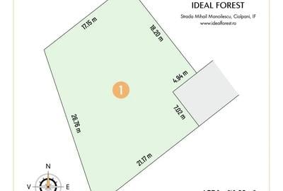 Teren de 599 mp, în Snagov - 1