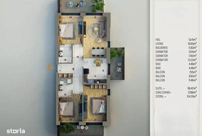 Apartament cu 4 camere în Titan - 1